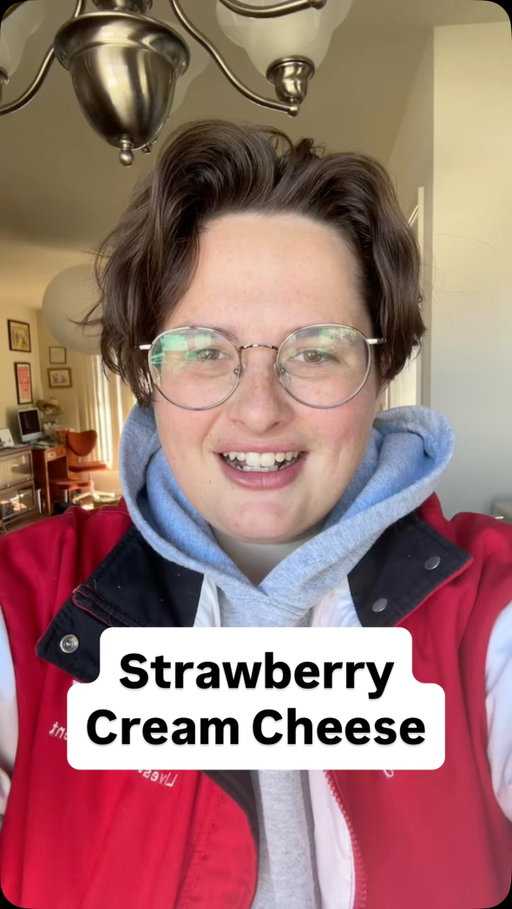 One year since the Strawberry Cream Cheese Incident #creamcheese #strawberry #reaction #onthisday