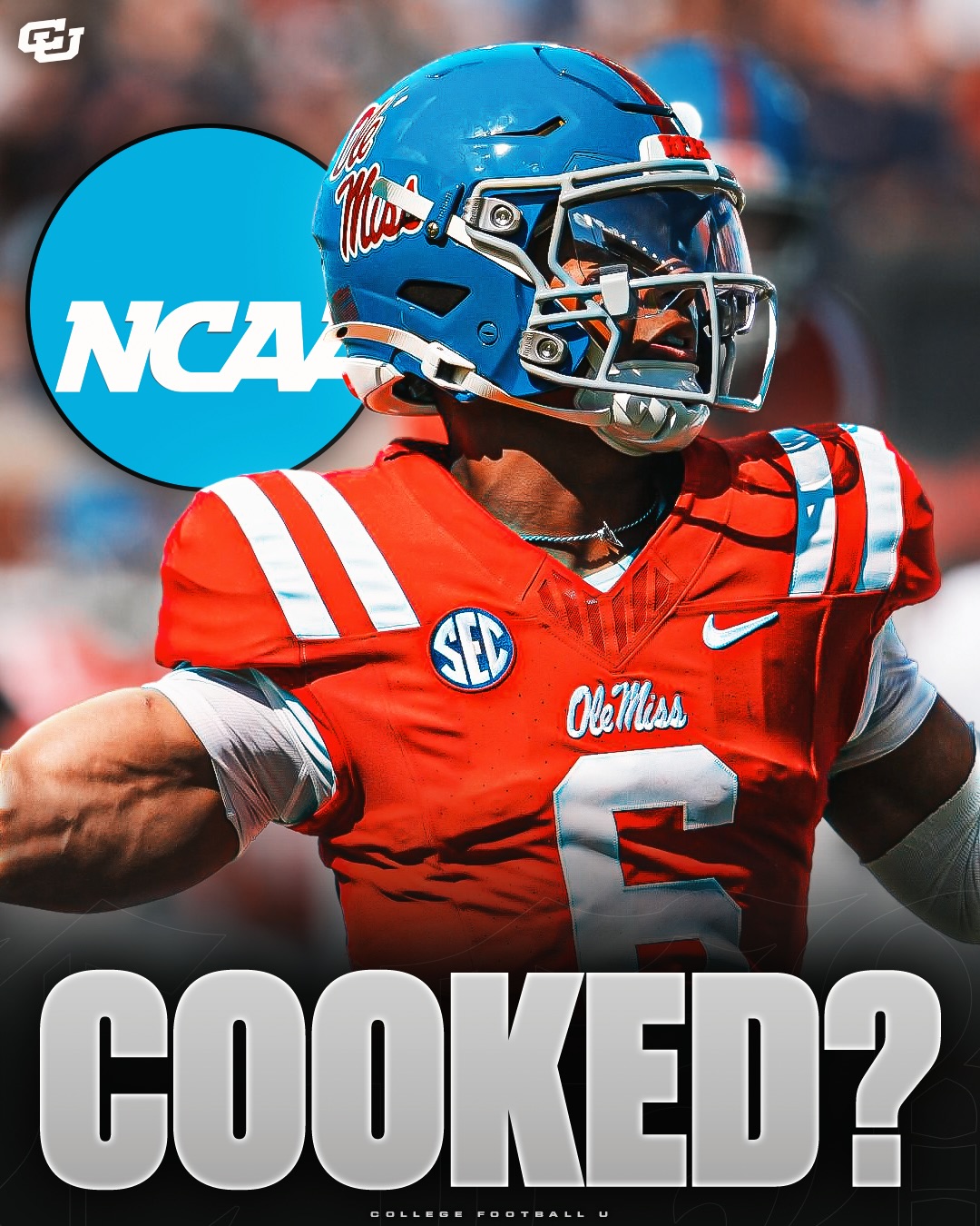 NEWS: The NCAA is appealing the Trinidad Chambliss preliminary injunction, which granted him eligibility for the 2026 season😬

The NCAA really doesn’t want to see Chambliss play one more season 😭

Another interesting turn in the Chambliss/NCAA saga.

Thoughts? ⬇️