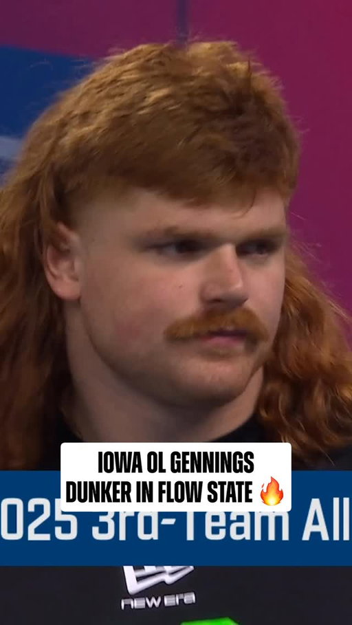 Some would say Gennings Dunker’s NFL Combine was majestic 🔥