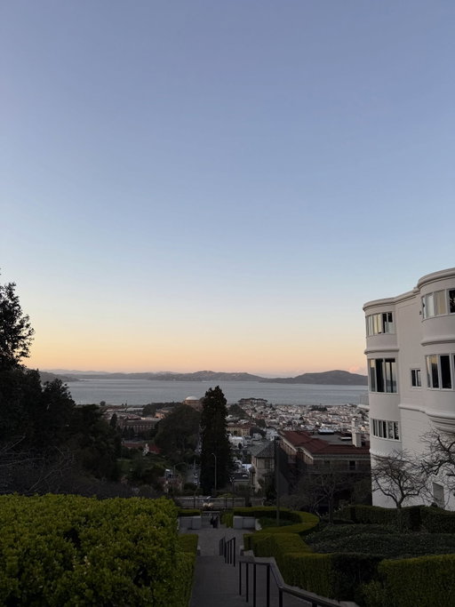 Things I’ve Been Loving Since Moving to SF:

1. the post-work sunset walks in the Presidio
2. morning coffees at home
3. spring fashion in the winter
4. having visitors and getting to experience new parts of the city through their eyes
5. slow weeks and mornings — getting into habits and routines that make me feel more like myself
6. dogs everywhere. it’s the best
7. working from home = Coco sitting on my lap all day. that hasn’t changed
8. found the best Thai massage spot — saliin, 5 minutes from our apartment near Japantown
9. keeping up with traditions while away from family
10. living in a coastal city = the best fish. highly recommend Hook Fish
11. playing tennis every weekend in the winter has been such a perk
12. the park culture on weekends
13. glorious dim sum. so much of it
14. on a hunt to find the best bakeries — Jane the Bakery is a five-minute walk from us and they have the best challah I’ve found in SF so far
15. working on EST = watching the sunrise
16. our weekend dates have become: hikes, hikes, and more hikes. it’s been our favorite thing to discover
17. living walking distance from the waterfront and beach — truly never taking this for granted
18. the architecture 🤍🤍