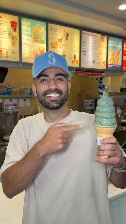 Want free food, follow me @aminshaykho! FREE Dairy Queen ice cream (No purchase needed) 🍦 #fastfood #dairyqueen #shopping