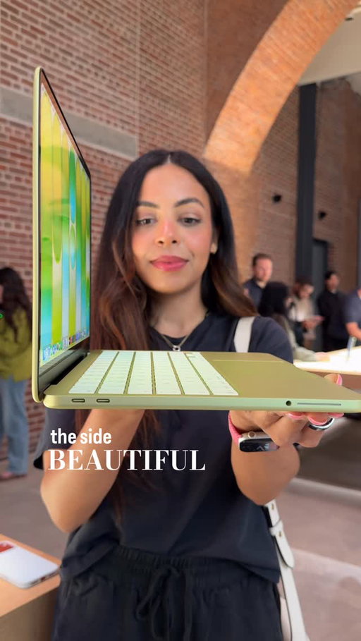 looking good from ALL of the angles! #macbookneo 

#apple #macbook #mac #appleevent