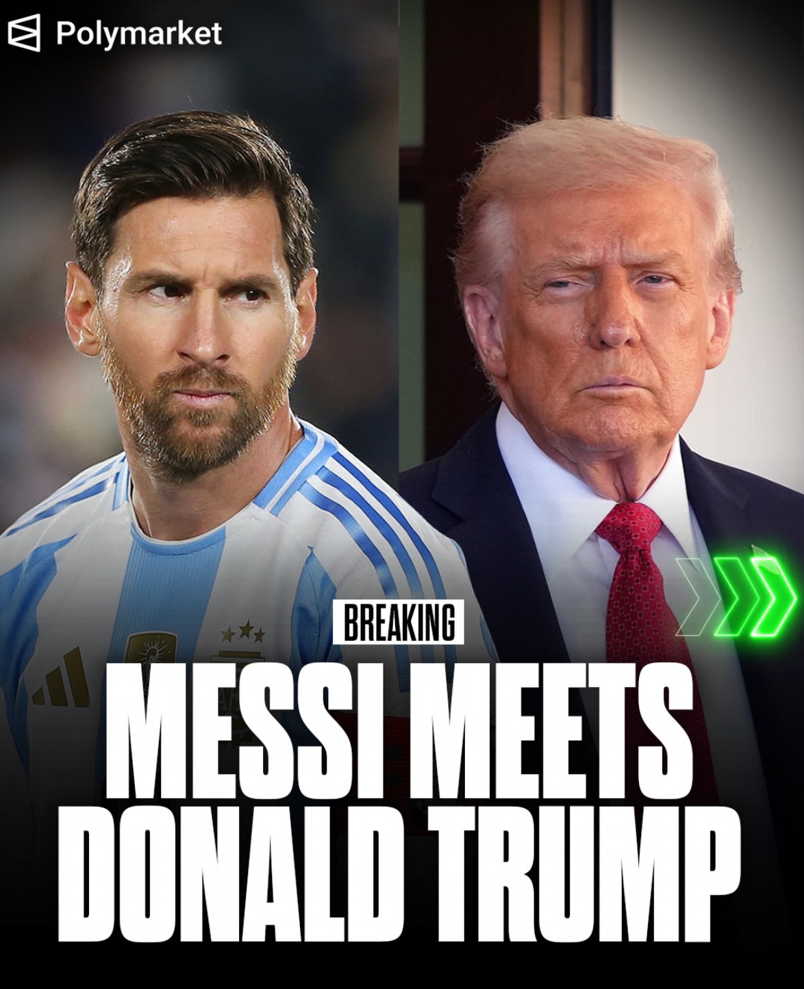 Donald Trump and Lionel Messi met at the White House today as Inter Miami visited for a championship ceremony. ￼

Inter Miami was there to be honored for winning the 2025 MLS Cup, the first MLS Cup title in club history. The visit happened ahead of Miami’s weekend match against D.C. United. ￼

During the ceremony, Trump welcomed Messi to the White House, called the team “truly talented people,” and said no American president had ever had the chance to say “Welcome to the White House, Lionel Messi.” Messi presented Trump with a pink Inter Miami ball, and Trump was also given a Miami jersey and a watch before later inviting the team into the Oval Office. ￼