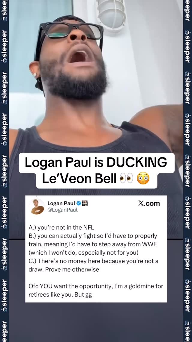 Logan Paul is NOT open to fighting Le’Veon Bell after he called out NFL players 👀