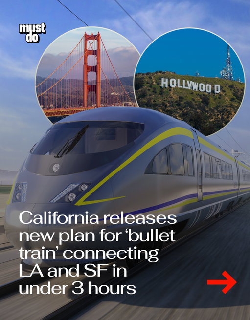 California just released a new update on its long planned high-speed rail project that could eventually connect Los Angeles and San Francisco in about 160 minutes.

The California High-Speed Rail Authority’s 2026 Draft Business Plan says construction is moving forward in the Central Valley, where track installation and electrification have begun. If things stay on schedule, the first operating segment between Merced and Bakersfield could open in 2032.

Once fully built, the trains are expected to reach speeds of about 220 mph, making them the fastest passenger rail system in the United States. Not as fast as Japan, but we're getting there. 

The project was first approved by California voters back in 2008, but it has faced years of delays, funding debates, and cost overruns, and the latest plan is now open for 60 days of public review.

By the way, we have a weekly newsletter with what's worth knowing about and doing in Los Angeles and San Francisco. One newsletter. Once a week. Link in bio.

Media via California High-Speed Rail Authority

#mustdolosangeles #mustdosf #californiahighspeedrail #californiabullettrain