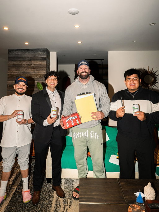 🚨NEW VLOG OUT NOW🚨This man changed our lives. TODAY WE WELCOME @bradleymartyn  AS PART-OWNER OF @drinkamigostoxicos 
This wasn’t about money. No buy-in. No check written. Just respect, loyalty, and appreciation for someone who has been real & genuine with us from the beginning. Today we gifted him a piece of the brand because some people deserve to win with you. When someone believes in the vision early, they deserve to share in the future.
WELCOME TO THE FAMILY, HERMANO🚀🥂♥️
