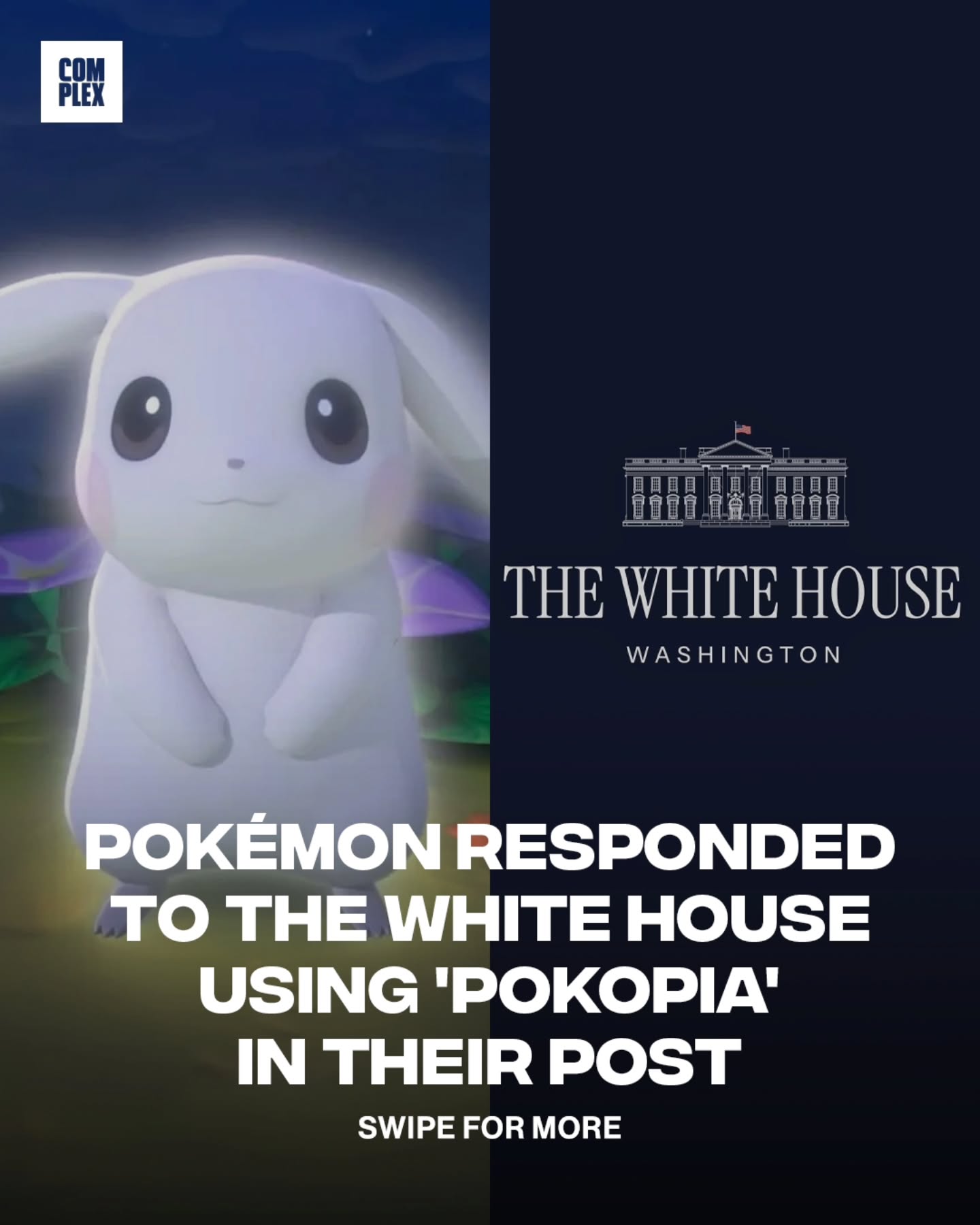 The Pokémon Company responded after the The White House used Pokémon imagery in a political meme, saying it did not grant permission.