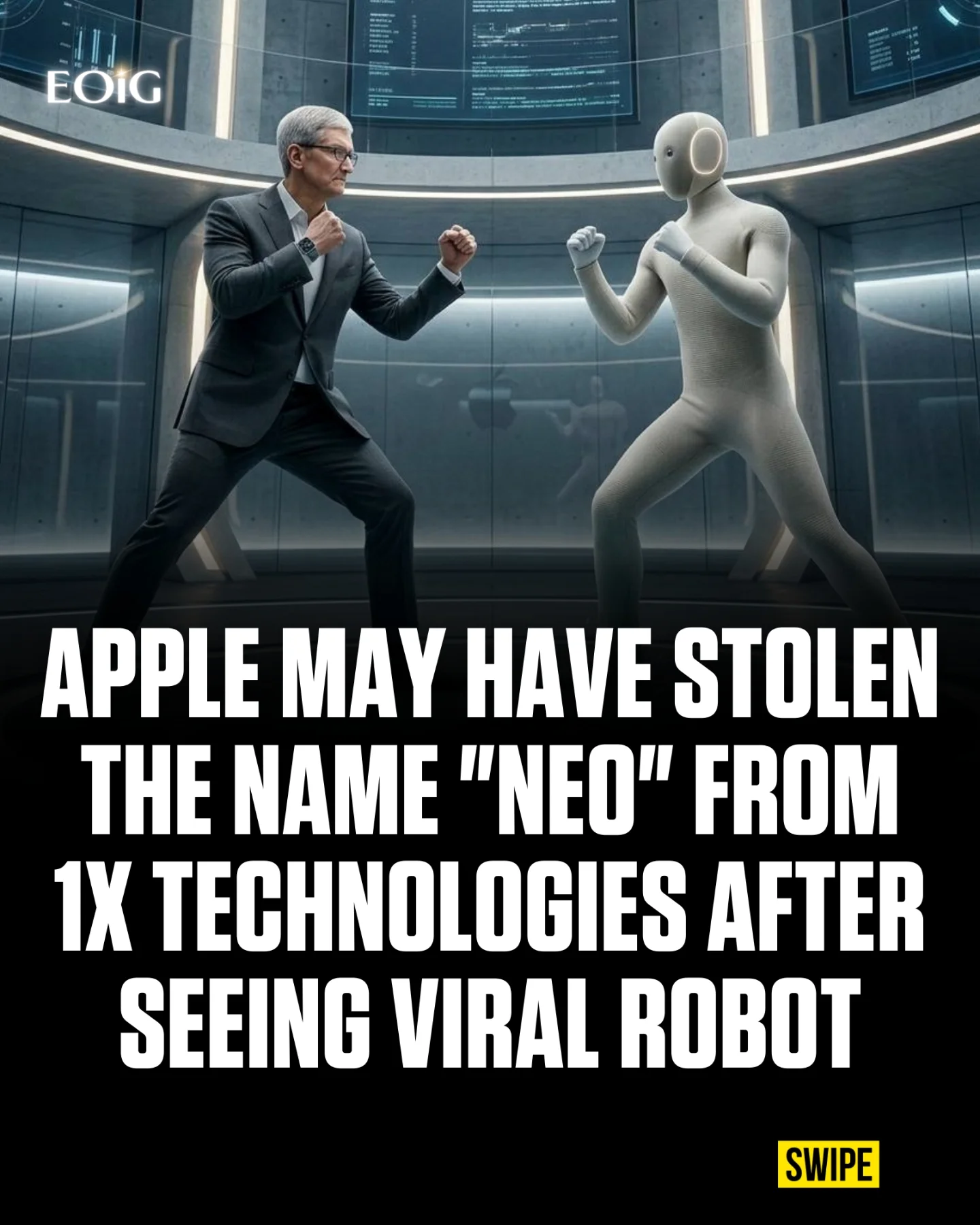 Apple launched the MacBook Neo yesterday, and soon users on X started speculating that the name “Neo” might be linked to 1X Technologies. 

The conversation quickly picked up momentum and ended with 1X replying to Tim Cook on X.