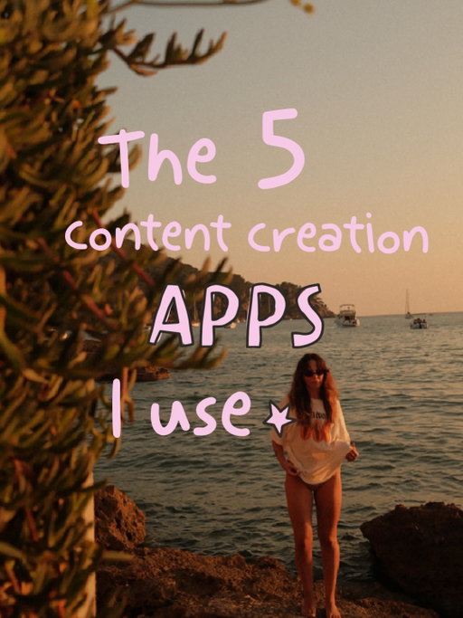 All the apps I use on a daily basis to create my content:

- Video editing: Davinci Resolve & Procreate Dreams
- Carousels: Procreate (I have a course on that btw, link in bio)
- Planning: My Content Planner
- Automation: Manychat

Don’t start with complicated when you’re starting out, but if you want to take your content up a notch - that’s what I use! ✨