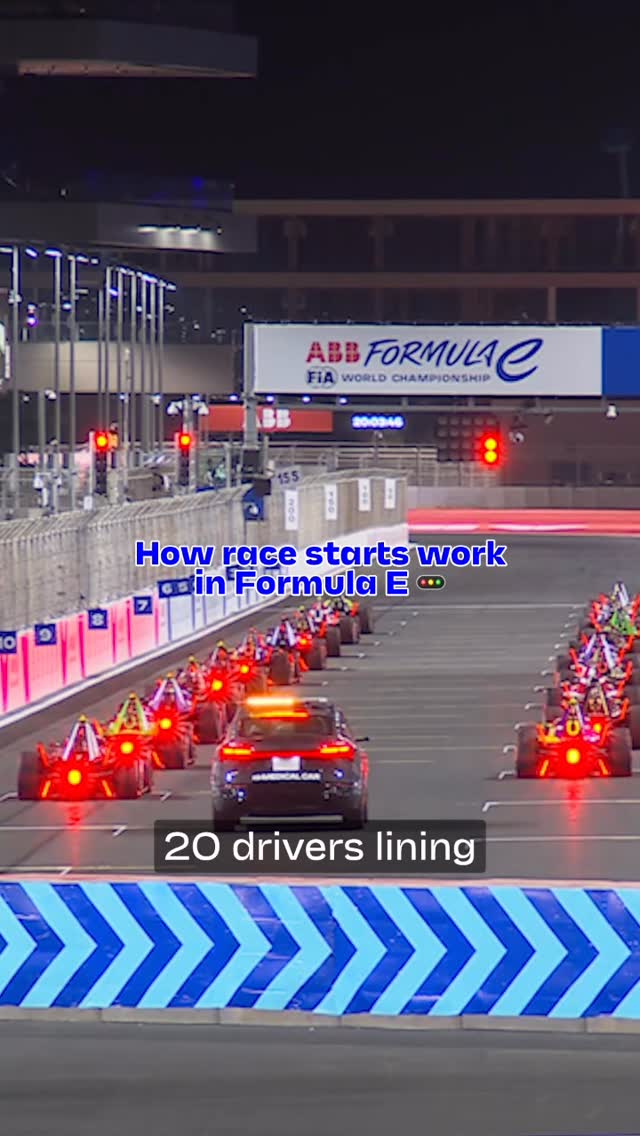 Formula E race starts: explained 🚥

#FormulaE #Motorsport #Racing