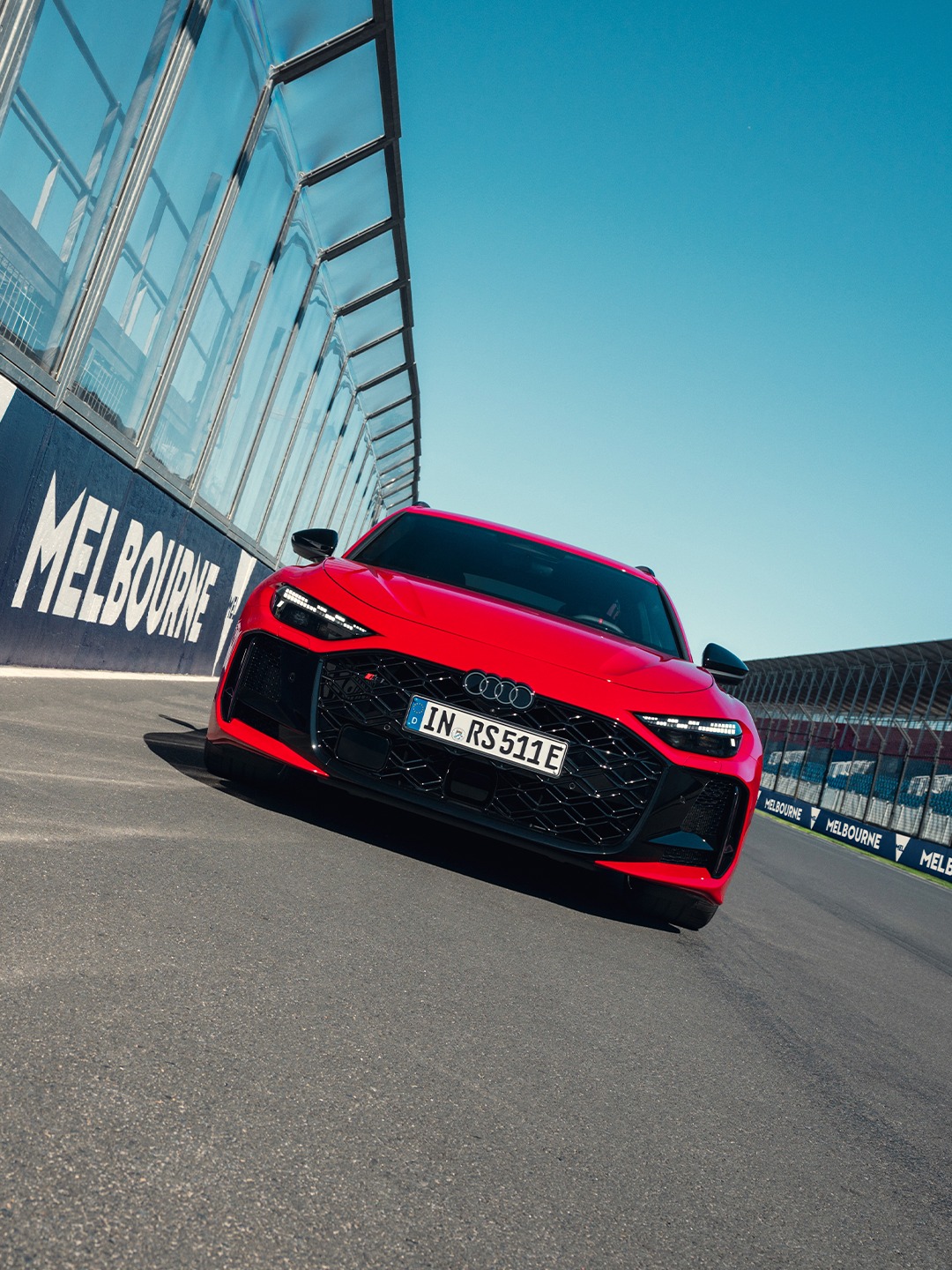Warming up the Albert Park Circuit in Melbourne for the weekend. Sending all the best luck to @hulkhulkenberg and @gabrielbortoleto_ for a great race! Let’s go! 🏎️​⁣
⁣
#Audi #VorsprungDurchTechnik #AudiRS5Avant #Melbourne #WeRaceForProgress​⁣
-----⁣
Audi RS 5: Fuel consumption combined (weighted) in l/100 km: 4.5-3.8 (preliminary); Power consumption combined (weighted) in kWh/100km: 18.7-17.7 (preliminary); CO₂ emissions combined (weighted) in g/km: 102-86 (preliminary); CO₂ class combined (weighted): C-B (preliminary); Fuel consumption with discharged battery in l/100 km: 10.2-9.5 (preliminary); CO₂ class with discharged battery: G (preliminary).​⁣
--- ​⁣
​Closed circuit, professional driver. Do not attempt. Optional equipment available at an additional charge.​⁣
The RS 5 is a production vehicle that is designed to be used on a public road.