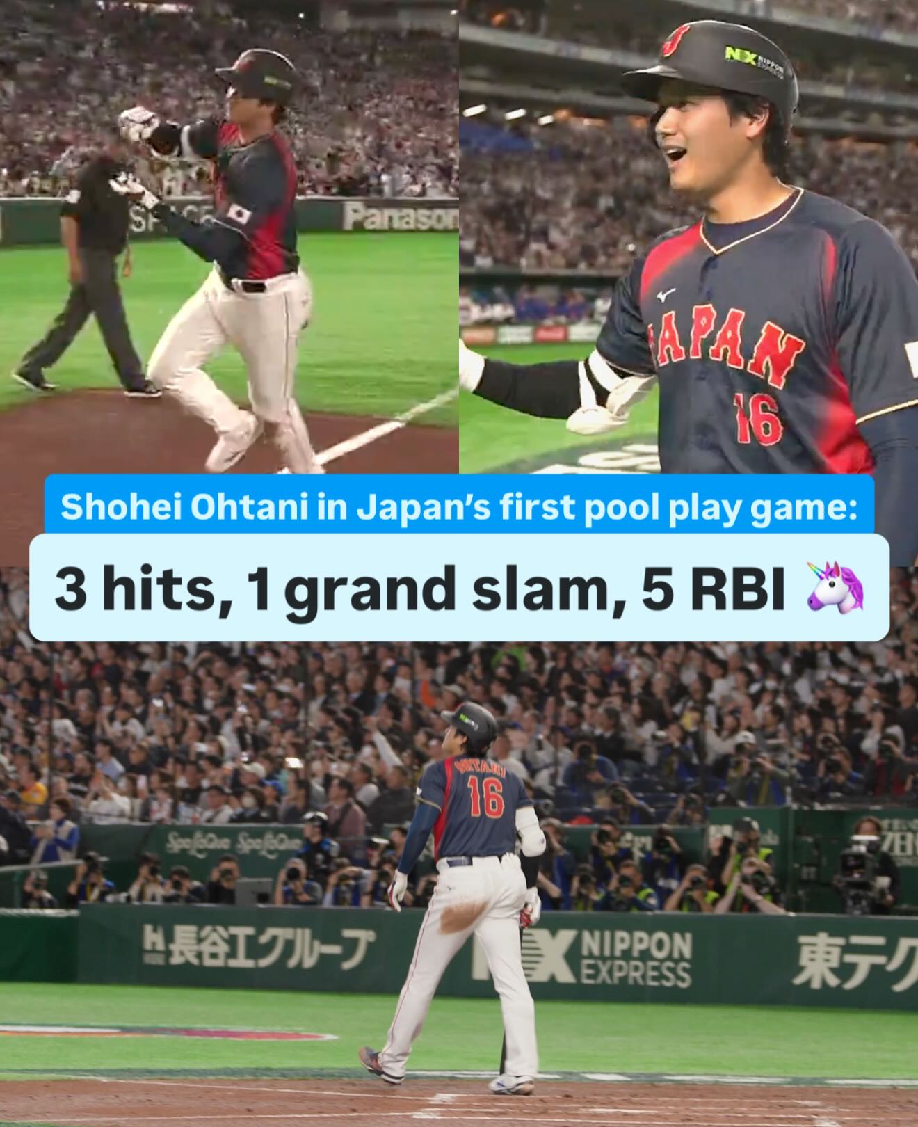 Shohei Ohtani and Team Japan MERCY RULED Chinese Taipei to move to 1-0 in WBC pool play 🇯🇵 

(via @mlb)

#Japan #WorldBaseballClassic #ShoheiOhtani