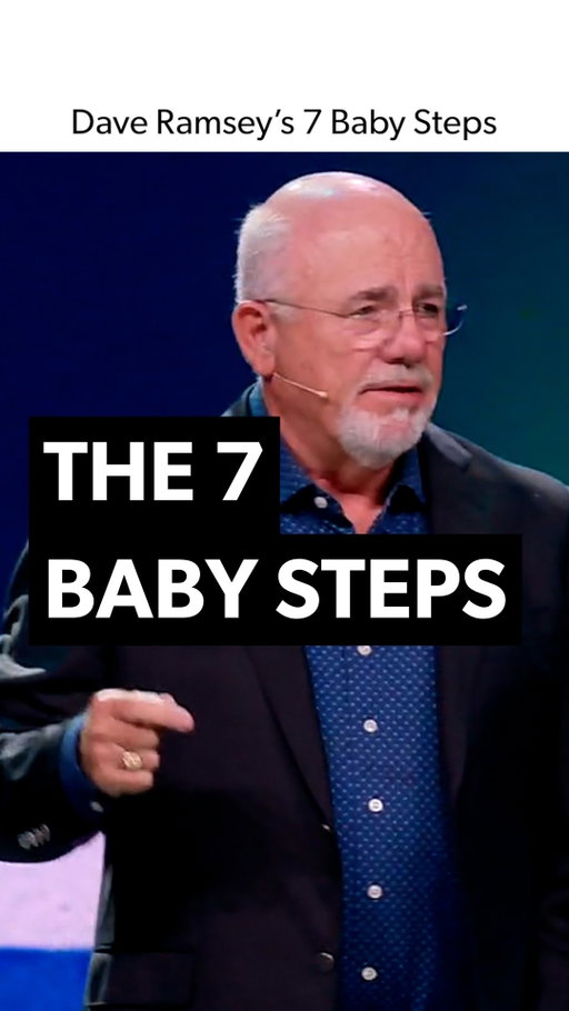 Most people stay broke because they don’t have a plan.

The 7 Baby Steps give you one.

Here’s the path:

1. Save $1,000 for a starter emergency fund.

2. Pay off all debt except the house using the debt snowball.

3. Save 3 to 6 months of expenses in a full emergency fund.

4. Invest 15% of your household income for retirement.

5. Save for your kids’ college.

6. Pay off your home early.

7. Build wealth and give like no one else.

You don’t build wealth by accident. You build it on purpose, one step at a time. Stop trying to do everything at once. Focus on the step you’re on and finish it.

Which Baby Step are you currently on?
