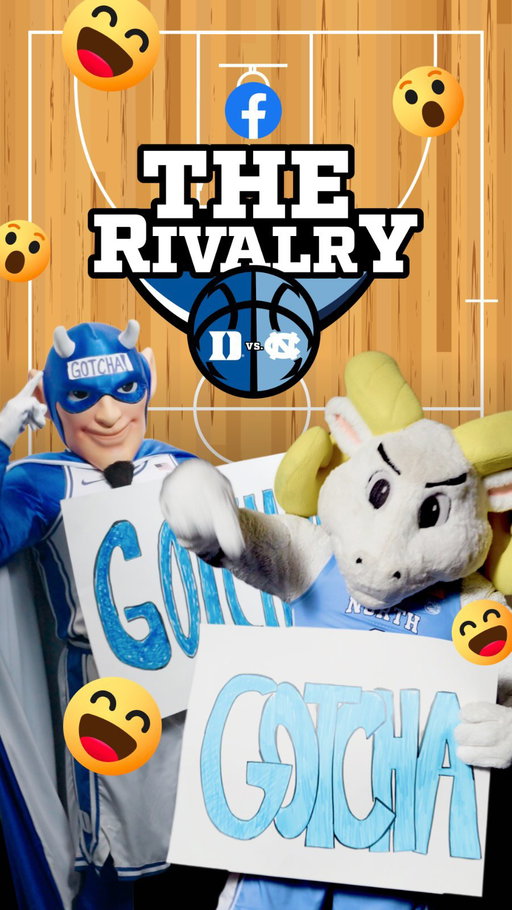 No mascots were harmed during the making of this prank 

Heated rivals @uncchapelhill and @dukeuniversity got together for some chaotic fun. We dropped into UNC and Duke fandom Facebook Groups to see who wanted a pic with their beloved team’s mascot. 

The catch… 

The rival team’s mascot surprised them instead 😏🔥