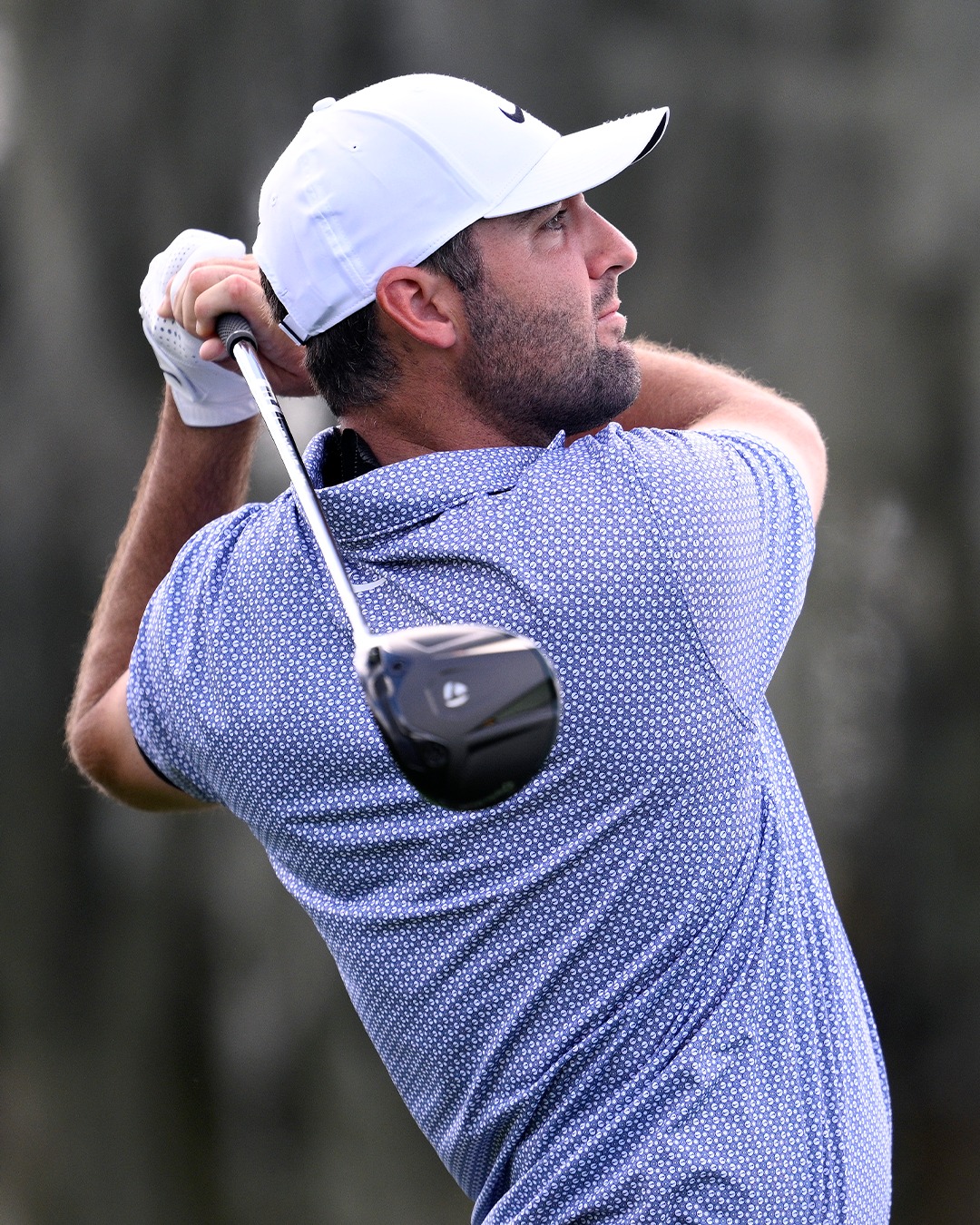 Awaiting round two for @scottie.scheffler at Bay Hill. With new driver in play, he averaged 323 yards off the tee in round 1. #Qi4D. #TeamTaylorMade