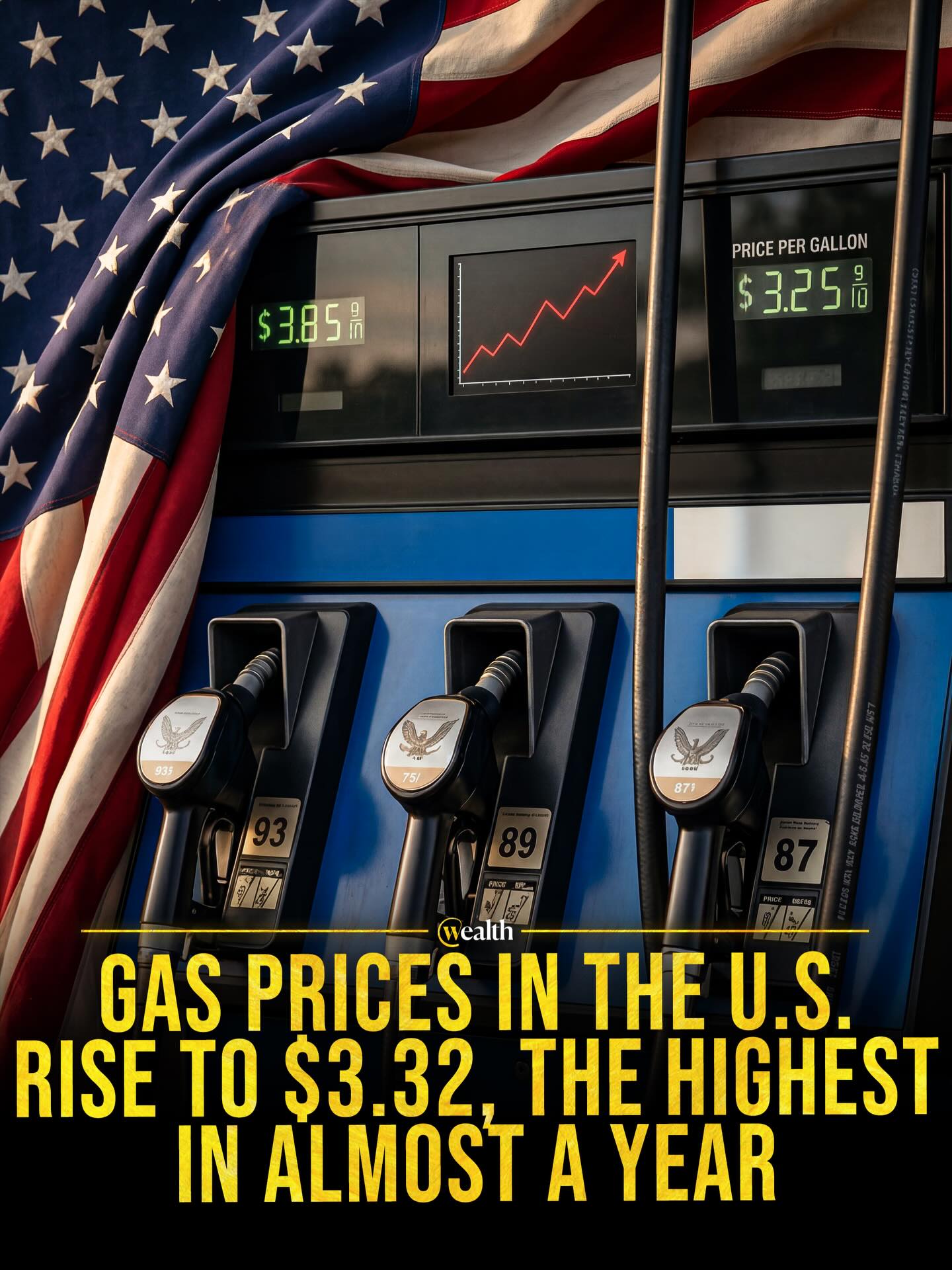 Gas just snapped back to last spring’s highs ⛽😬

The national average for regular gas moved from $3.25 on March 5 to $3.320 on March 6, putting U.S. drivers back at a level last seen in early April 2025. That kind of jump matters because gas reacts fast when crude oil moves, so households feel the shift almost immediately.

When prices climb this quickly, the issue isn’t just a pricier fill-up. It spills into commuting, delivery costs, and the broader mood around everyday expenses.

Gas prices are one of the fastest ways global stress reaches daily life.

#Economy #Energy #GasPrices #OilMarkets #UnitedStates