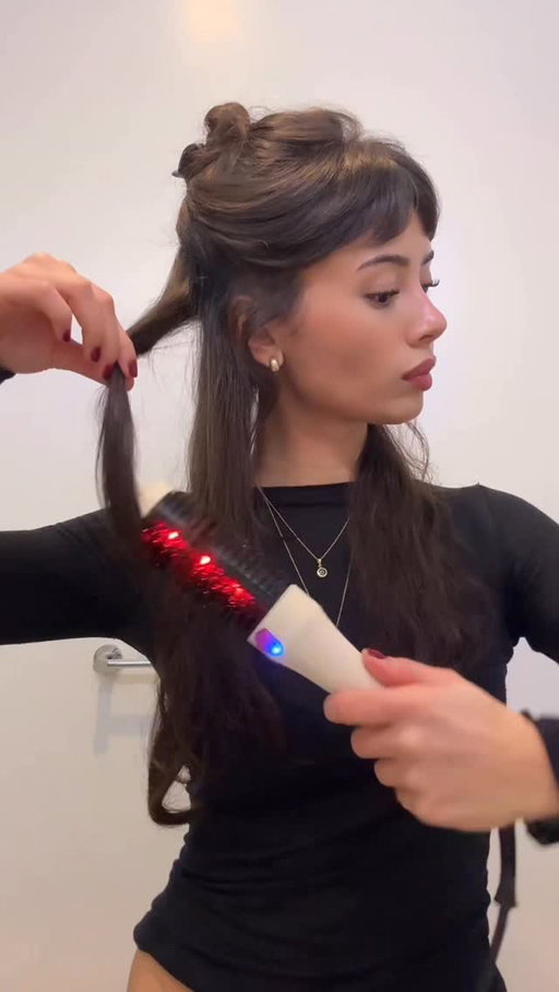 An easier and quicker way to achieve a blowout at home <3 using the infrared dryer & thermal brush from @conair #conair #ad #conairpartner