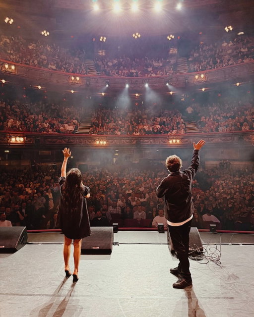 GUYS!!!!…what a night!! We have NEVER done anything like that before! Standing on stage at the London Palladium is nuts!!..the nerves were high..but you all made it so easy for us! Cannot thank everyone who came out last night enough! We hope you had a great time! 🍻