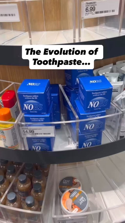 Toothpaste… but smarter 🦷

#nontoxic #oralcare #nobs #healthylifestyle