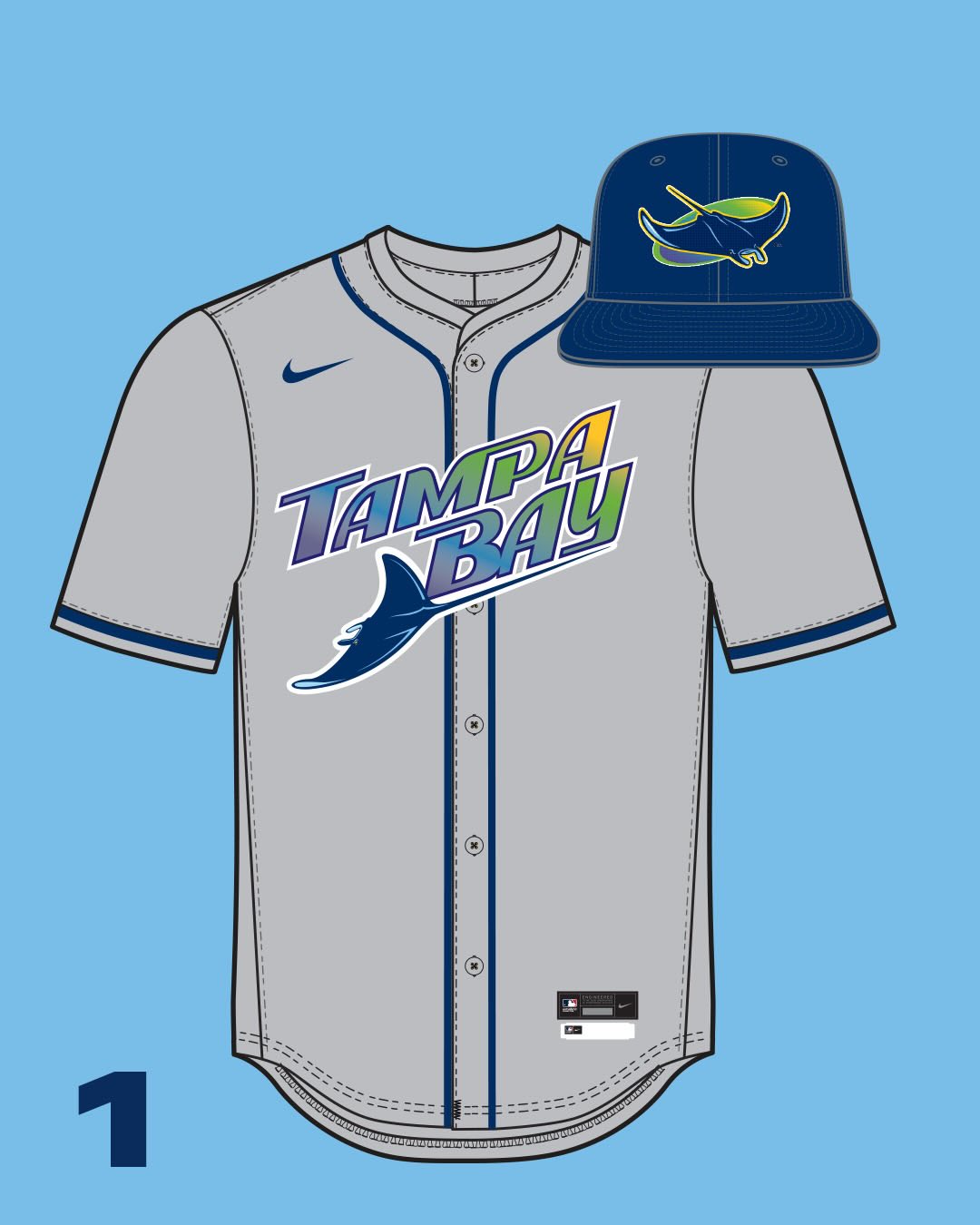 YOUR Tampa Bay Rays 🫵

Playing as the visitors in Tampa tonight got us thinking about putting Tampa Bay back on our regular season road jerseys for the first time since 2007, and you get to help choose how. Which version of the away grays would you want to see take the field in the future?