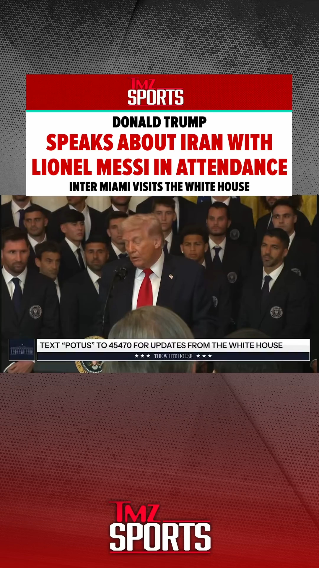 Lionel Messi and Inter Miami visited the White House following their MLS Cup victory and also heard a thing or two about Iran.