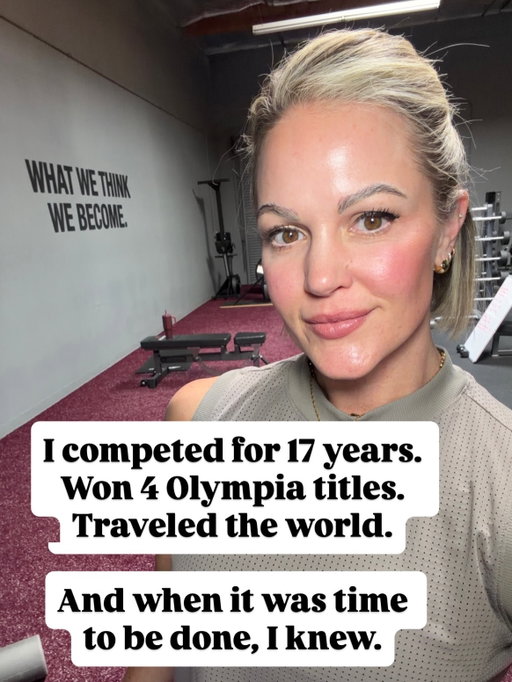17 years competing taught me everything about what a body can do. The years since taught me everything about how to actually live in one. If you’re trying to find your own version of that balance- that’s exactly what I build my programs around.