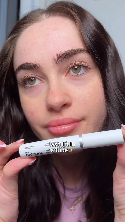 @theordinary lash curl finisher  gives an instant lash lift effect✨🤍🤩