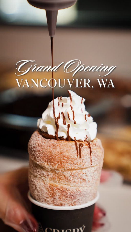 VANCOUVER, WA… the wait is almost over!!🍦⁠
⁠
Crispy Cones is officially coming to the 'Couve and we’re celebrating BIG for our Grand Opening!⁠
⁠
Join us FRIDAY, MARCH 20th and be among the first to experience our warm, golden pastry cones filled with rich, creamy soft serve and toppings you’ll be dreaming about later 😍⁠
⁠
Follow us on Instagram and enjoy a FREE pastry cone at the Grand Opening!⁠
⁠
📍 14003 NE 10th Ave, Vancouver, WA 98685⁠
🕛 12:00 PM – Midnight⁠
⁠
Bring your friends, come hungry, and help us kick off our Vancouver cone era!! ⁠
⁠
Tag someone who needs to be there opening day! ⬇️⁠
⁠
#VancouverWA #GrandOpening #CrispyCones #VancouverEats #WashingtonDesserts