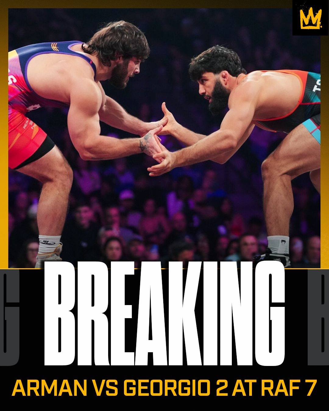 Breaking:

Arman Tsarukyan vs. Georgio Poullas 2 is a done deal for RAF 7 in Tampa on March 28 live on @foxnation, Per RAF officials.