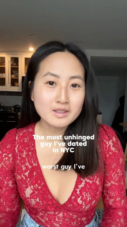 Worst part is at the end 😬 I thought I had seen it all, but I guess I haven’t. 

Has this ever happened to you?! 

Featuring my red lace top from @reformation and @farmacybeauty’s Honey Vanilla lip smoothie 💋
.
.
.
.
.
#dating #nyclife #dates #datinglife #nyc