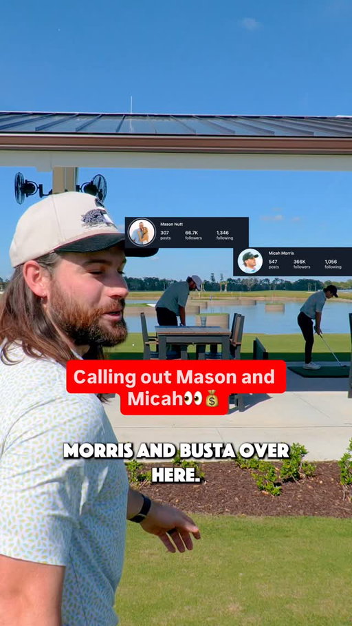 We saw Micah Morris in Mason Nutt at the driving range and knew we had to challenge them👀! We challenged them to a closest to the hole competition, on an island green. Whoever loses has to send someone in the comments $500. Let us know if you want the money, in the comments! 💰

#golfvideo #golf #golfchallenge