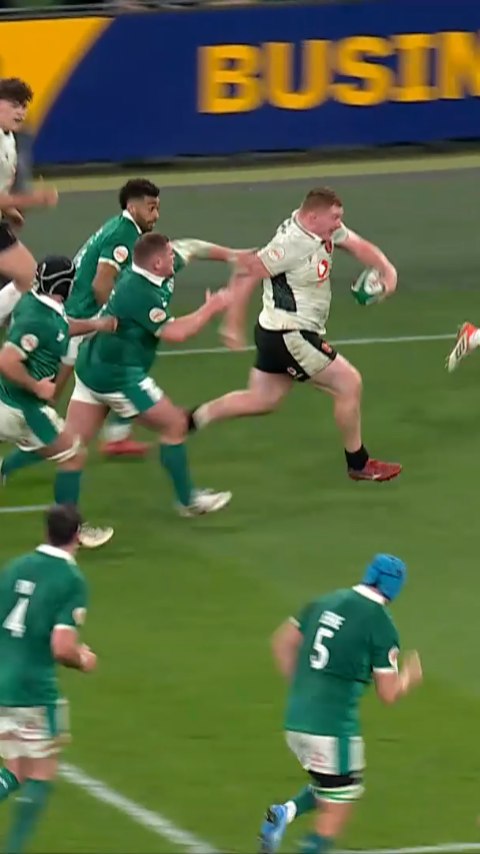 Stop what you're doing and watch this try from Welsh prop Rhys Carré! 

#guinnessm6n #since1883
