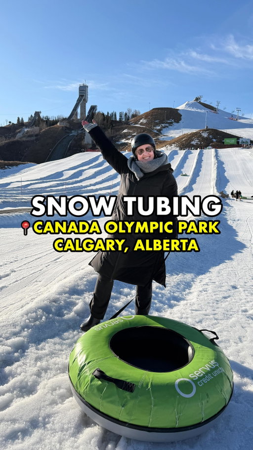 Have you ever been snow tubing? ❄️ It’s seriously fun and one of the best things to do during winter in Canada. 🇨🇦 

Grab a tube, ride up the magic carpet, and speed back down the hill. And repeat. Pro tip? Ask for a spin (and wear a helmet!). 😉 

📍 @winsportcanada Canada Olympic Park

#snowtubing #canadawinter #yycliving #calgary #wintertravel @tourismcalgary