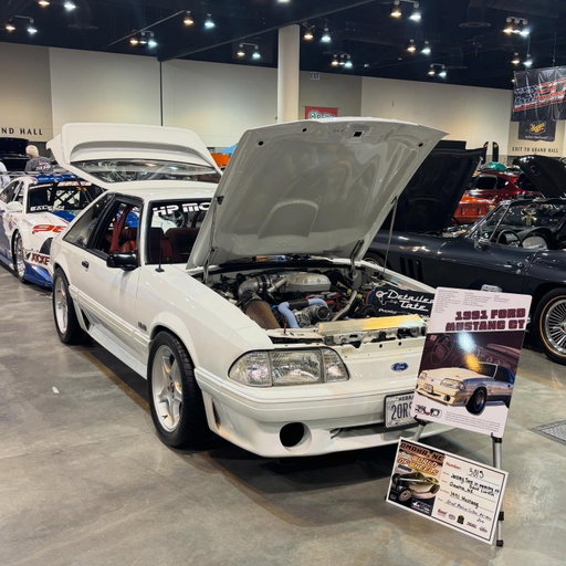 Car show official like a referee with a whistle now! 

#hpmotorsports #omahaworldofwheels2026  #boomerboard
