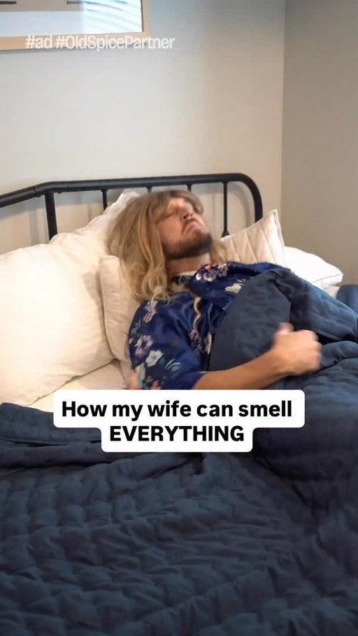 #ad how my wife can smell EVERYTHING @supermariomovie @oldspice #OldSpice Partner #SuperMarioGalaxyMovie