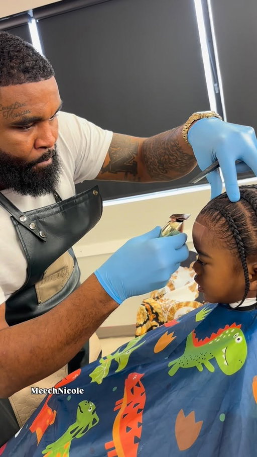 My girls, Bear got his first line up a few months back and I was so in my feelings and waited to post this video because I knew it would put me in my feelings all over again and sure enough it did. 😫😭 Watching your kids do new things is such a bittersweet feeling. It’s such a blessing to watch them grow but at the same time it’s an emotional experience. His dad had been asking for such a long time for him to get a line up and honestly as much as he had him in the barbershop with him, I’m just so thankful he waited until I was ready and didn’t just cut his hair without me being there because I would’ve blanked out & im sure he knows that. 😂🤣😭 Even though I stood over his shoulder the whole time and was probably being very very annoying, I’m so happy I was able to capture my baby getting his first haircut by his daddy so he can see when he gets older. ❤️ #fyp #toddlermom #coparenting