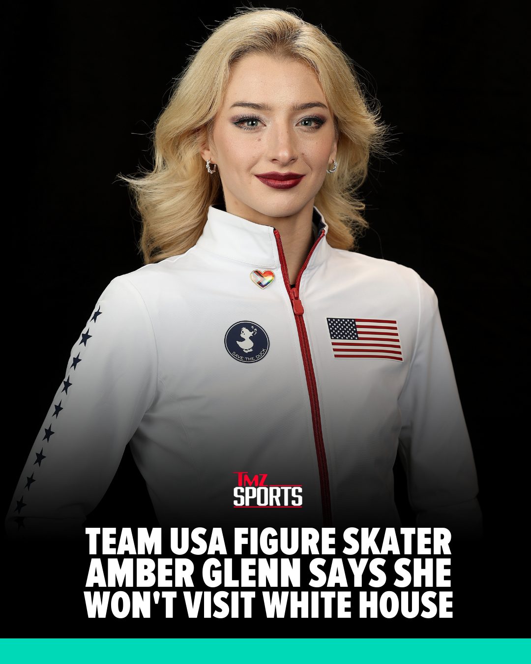 ⛸️ Amber Glenn says she’d decline a White House invite to meet Donald Trump after her team’s gold medal win.

More at link in bio!