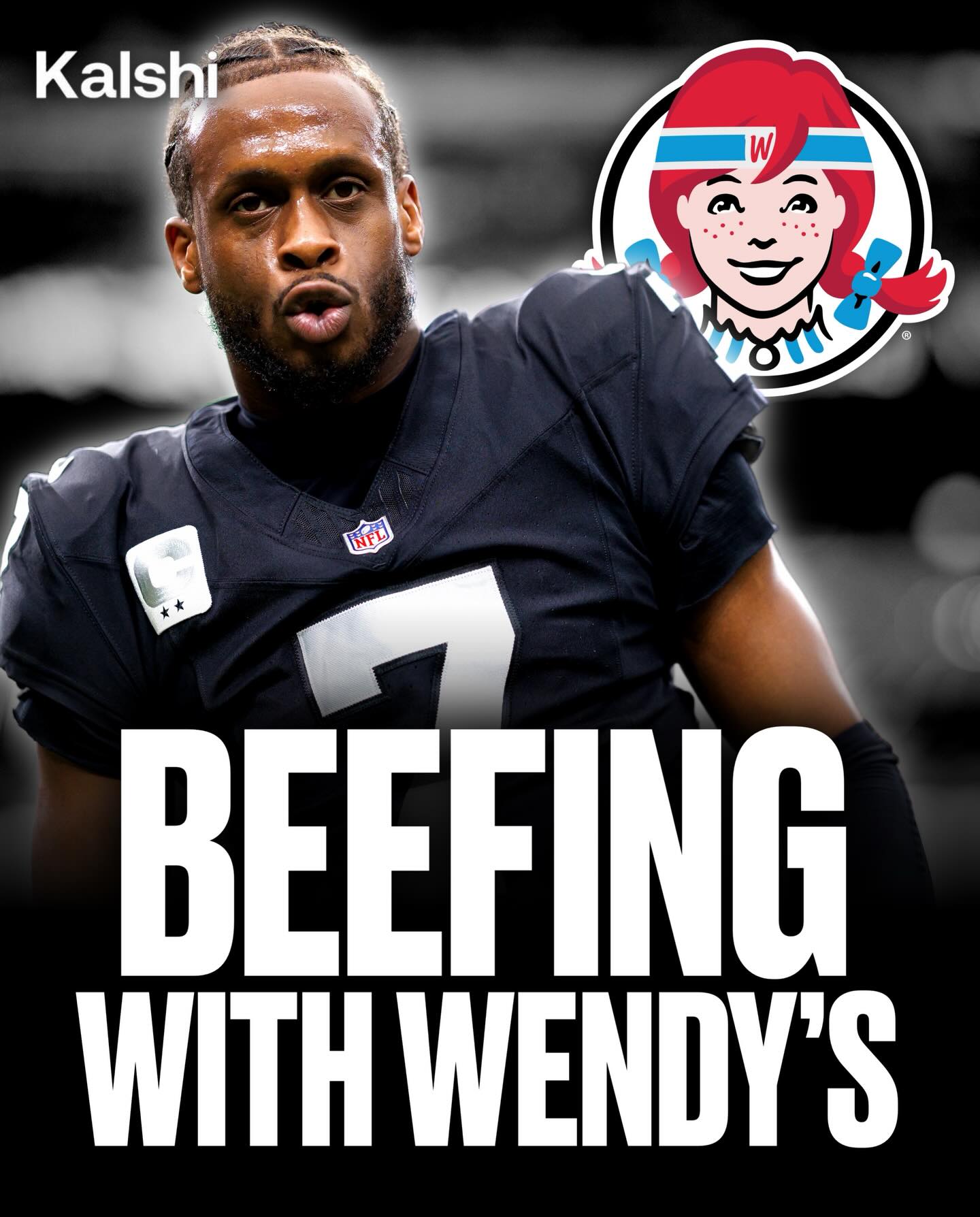 Wendy’s wrote him off… and he wrote back 

Geno Smith might be the most unserious NFL player of all time 😭
