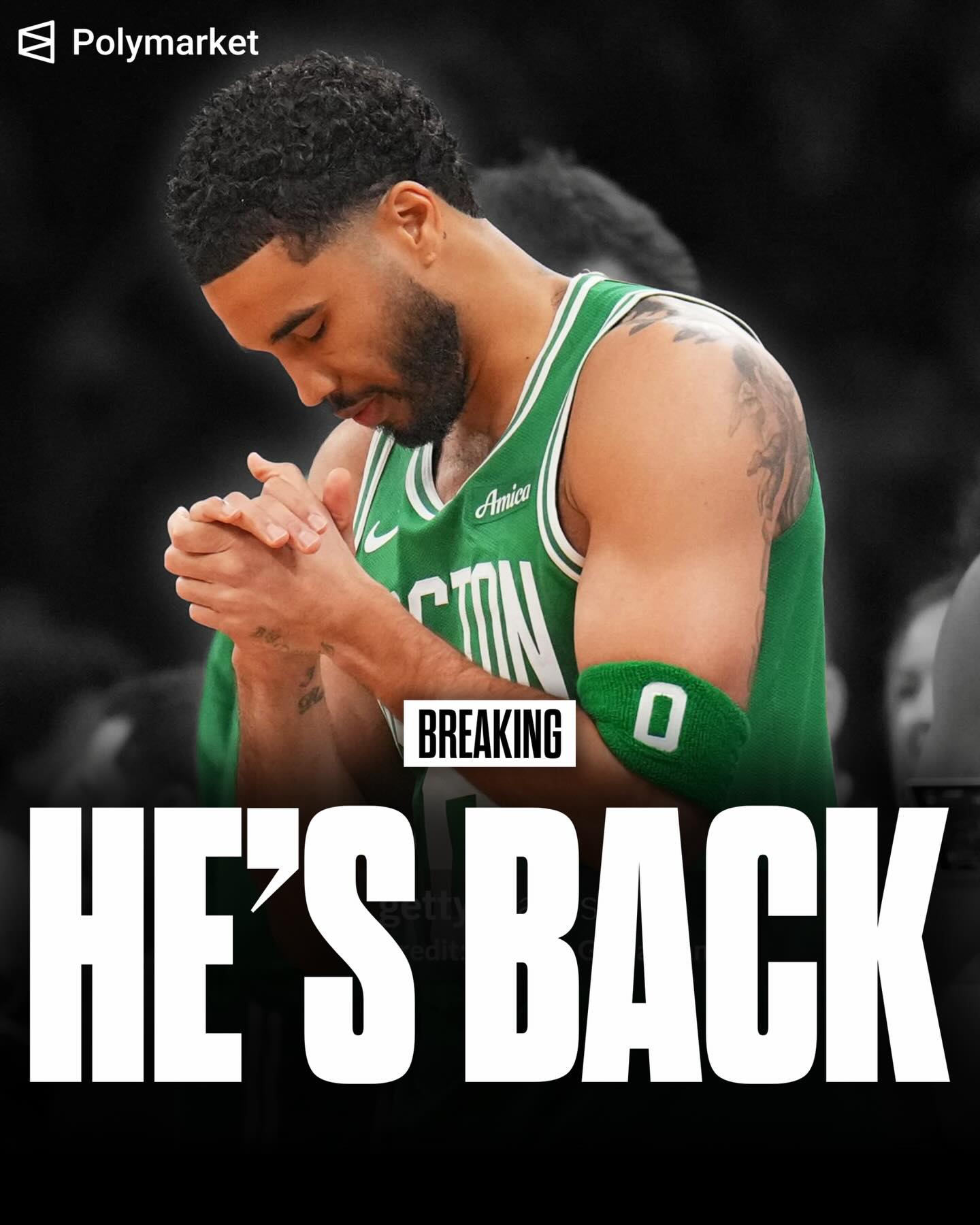 Jayson Tatum just drilled back-to-back buckets for his first points of the season 🔥

Slowly but surely shaking off the rust 🫣