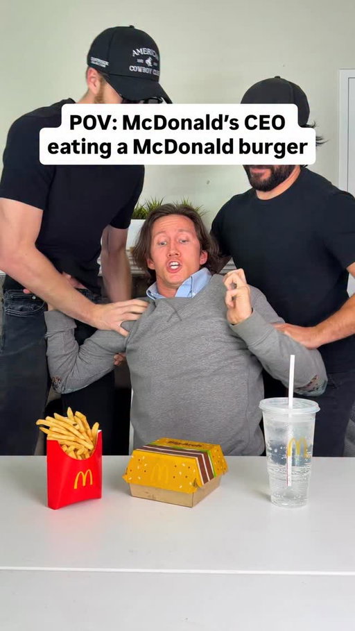 Not even the edit could save him 😂
#mcdonalds #ceo #bigarch #burger