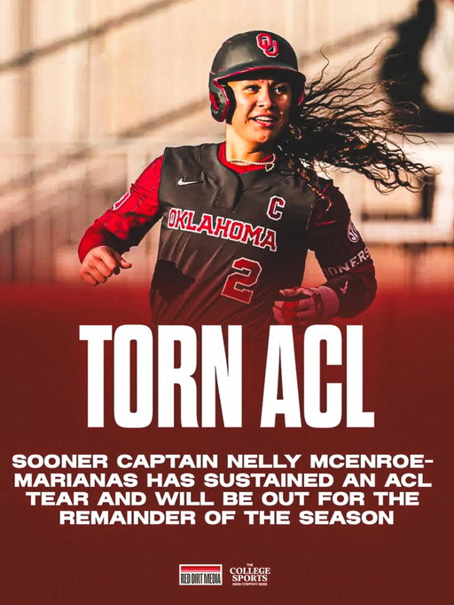 Hate to see this. Prayers up for Nelly Mac and wishing her a speedy recovery. Sooners nation is behind you all the way. ❤️🤍
•
•
•
•
•
#OUDNA #BoomerSooner #Sooners #OU #Boomer