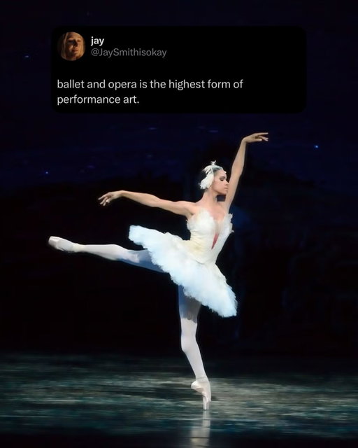 Appreciation post for an art form that’s very much alive and the artists who make it look effortless 🩰 

(via JaySmithisokay, @ausballet, @metopera, @michaelacmm, abbeygirll, @royalballetandopera, @international_ballet_stars, @hetall_patell, ballet_edits)
#ballet #opera #performancearts