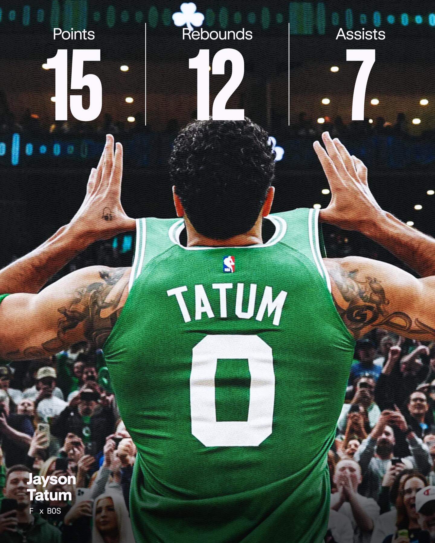 he’s back 

Jayson Tatum’s first game in 298 days
