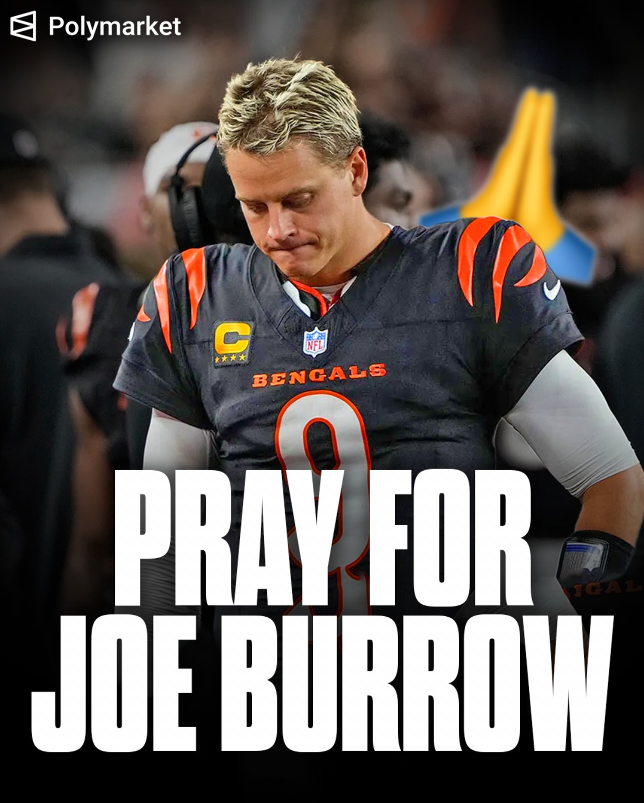Pray for Joe Burrow:

TJ Watt, Myles Garrett, Maxx Crosby all in his division…

He’s in hell
