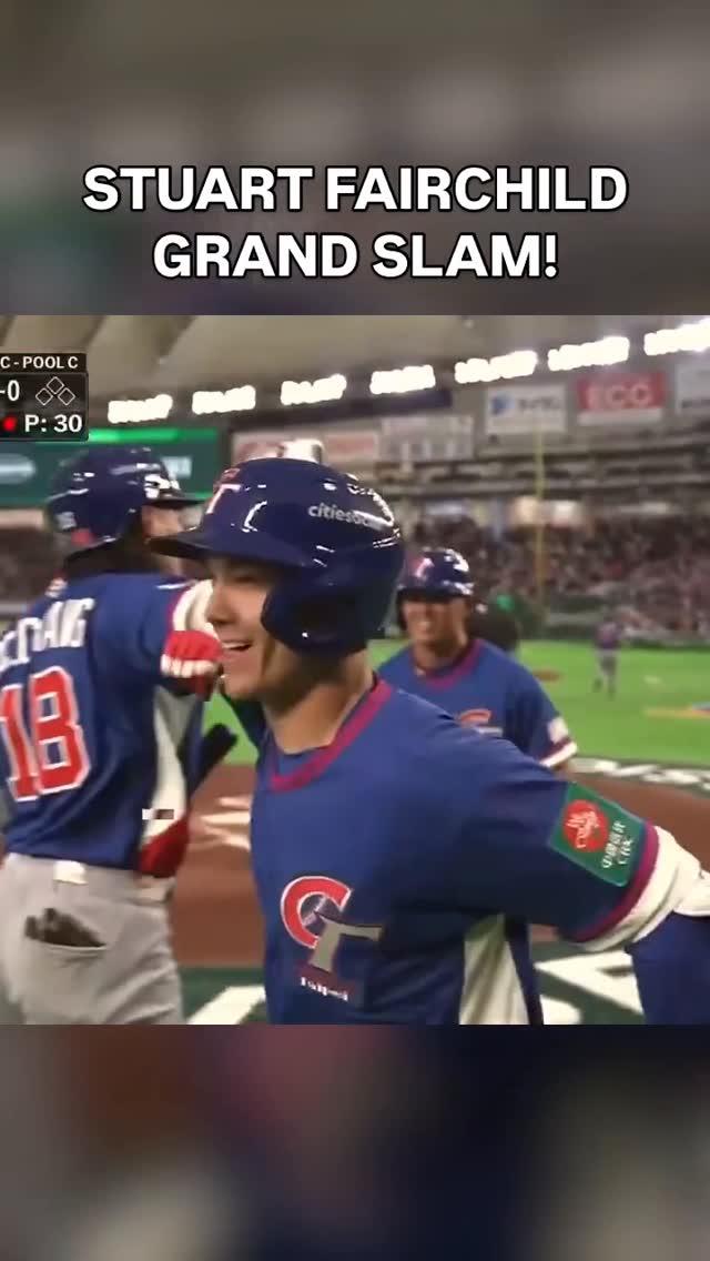 Taiwan leads 6-0 after this Stuart Fairchild grand slam as they look to keep their tournament hopes alive and secure a spot in the next WBC!