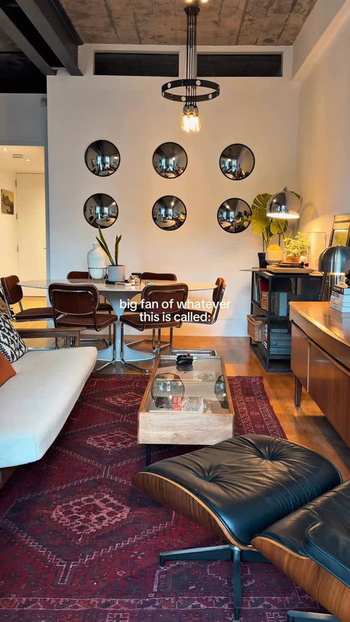 this vibe at home >> 

#homeinspo #boyapartment #midcentury #homedecor #minimalisthome interiordecor interiors unisexapartment scandiinterior eameschair apartmentdecor beforevsafter beforeandafters homerenovationideas loftapartment nycapartment londonapartment f1 formulaone f1decor loftdesign