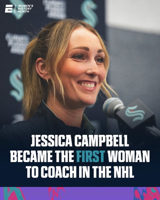 In 2024, Jessica Campbell made history on ice ❄️🏒