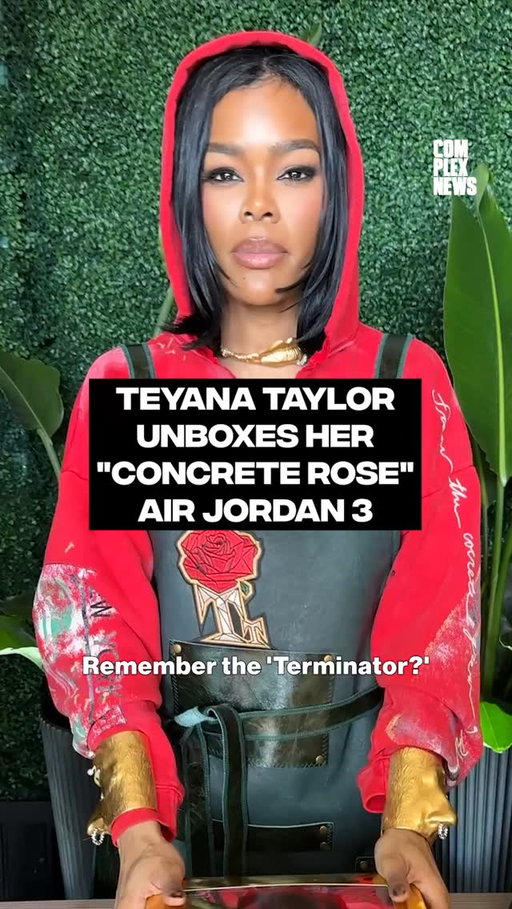 @teyanataylor's "Concrete Rose" Air Jordan 3 is dropping next Saturday, March 14 🌹

Check out the full detailed unboxing here