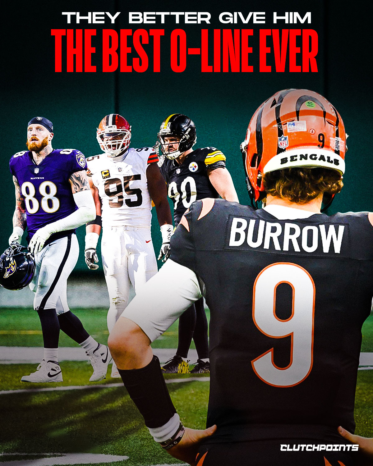 If the Bengals’ front office needed a wake-up call, the Ravens just delivered one by trading for Maxx Crosby. 

The AFC North was already the "Group of Death" for quarterbacks, but now? It’s a literal gauntlet of nightmares for Joe Burrow.

Look at the pass-rushing lineup Joe B has to see twice a year: 

Myles Garrett
T.J. Watt
Maxx Crosby

The Bengals currently have a Top 10 pick in the 2026 Draft and over $50 million in cap space. 

There is zero room for "budgeting" on the offensive line anymore. 

While Amarius Mims is developing and Dalton Risner is back, Cincy cannot afford to be "good enough." 

If a blue-chip tackle like Francis Mauigoa is there at #10, you take him. No questions asked. 

You have a generational, world-class QB in his prime. 

But in a division with Watt, Garrett, and now Crosby, "Joey B" is only as good as the time he has to throw.