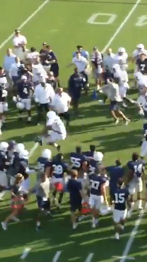 tackling college @saquon challenge: level impossible 😮‍💨 (via @pennstatefball)
